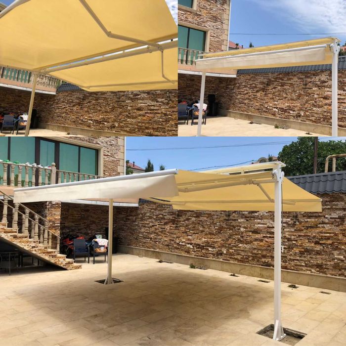 Ikki tomonlama markiza T Markiza Двухсторонняя маркиза Т Маркиза Тент