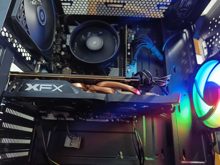 Unitate PC Gaming Ryzen 5 3400G 4.2Ghz/16GB DDR4/RX480 8GB GDDR5/SSD