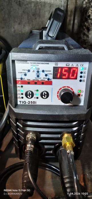 Електрожен инверторен VikiLux TIG/MMA 250I PROFI blue с аргон