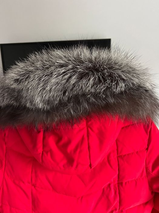 Geaca de iarna cu guler de blana naturala marimea S