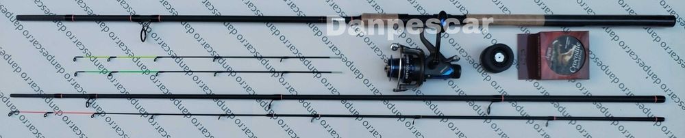 SET FEEDER Lanseta HARRIER 3,60m 120gr+Mulineta Saimino KDT4000+ fir