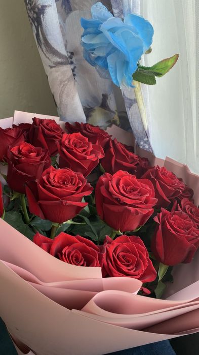 голландские розы 21штук