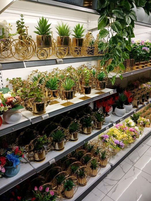 Суний гуллар ва дарахтлар Искусственные цветы и деревья