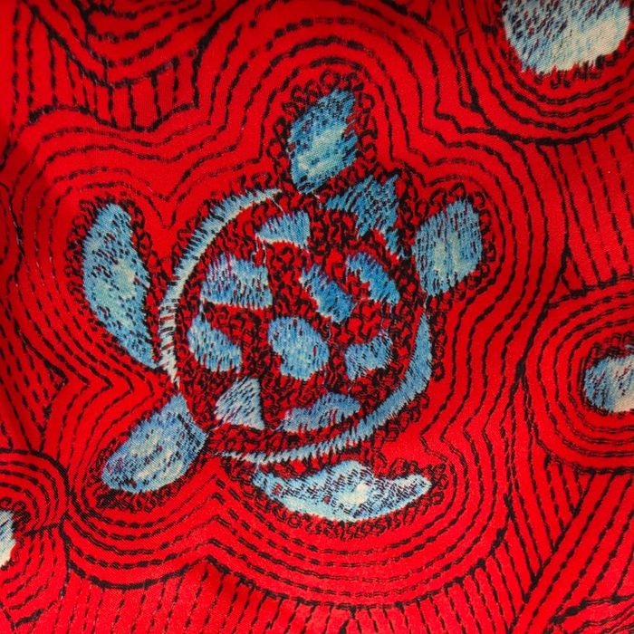 Sort de baie Vilebrequin, 3XL, rosu