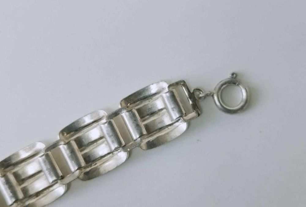 Veche bratara placata cu argint