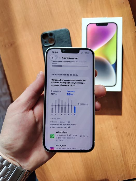 Айфон 14 128гб в отличном состояний