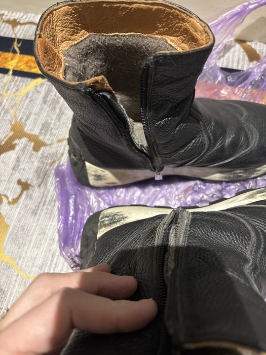 Продам кожанный обувь сапоги