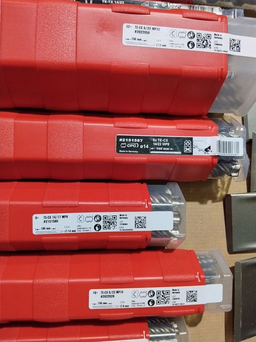 Hilti свредла, секачи и лопатки