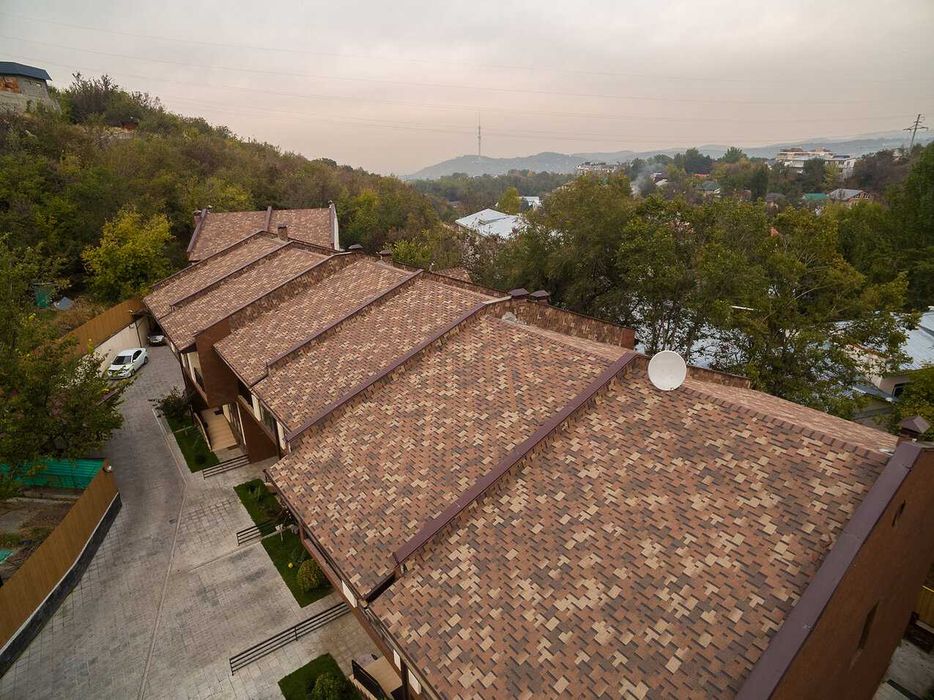 Yumshoq tom, tegola andulin texnonikol mansarda krovlya