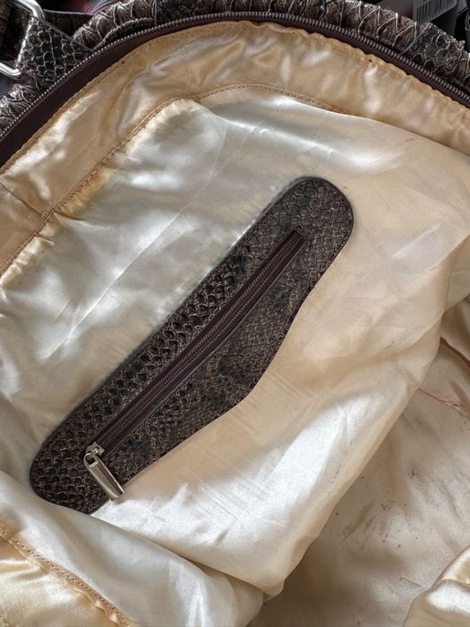 Geanta de mana de voyage pithon leather retro custom made