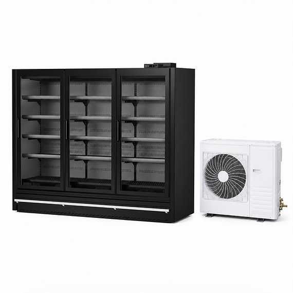 Vitrina Congelare Palermo Lite 250cm – Cu Agregat Extern si Montaj Inclus, NOU
