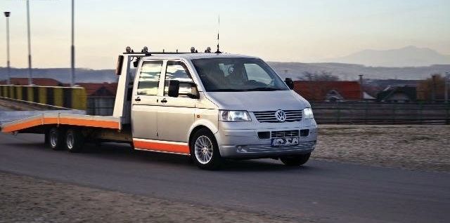 Autoplatforma VW T5*Cabina Dubla*Aluminiu*3500 kg