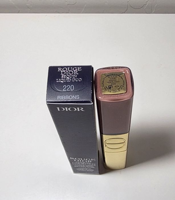 Dior 220 sequin rouge duo оригинално блестящо червило Ribbons