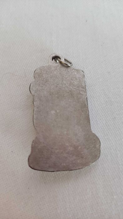 Посребрен медальон на Св.Кристофър пазител на шофьорите