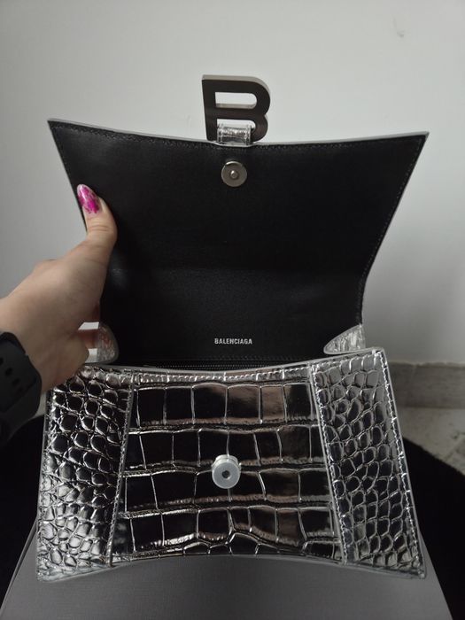 Balenciaga Hourglass Silver