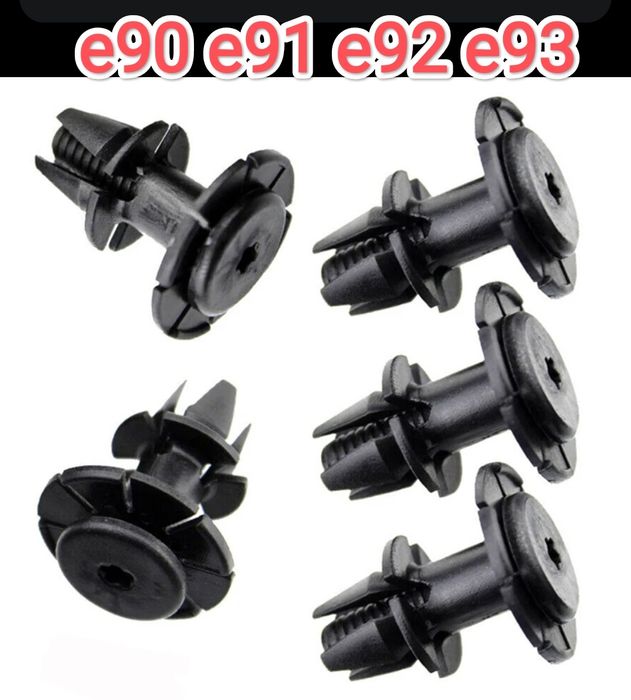 Дистанционни Щипки / втулки външен праг за BMW е60 е61 е63 е64 e90 e91