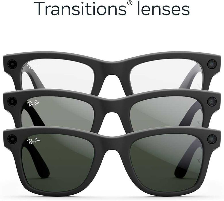 Ray-Ban Meta Wayfarer Smart Glasses Wayfarer Transition Lens/Хамелеон!