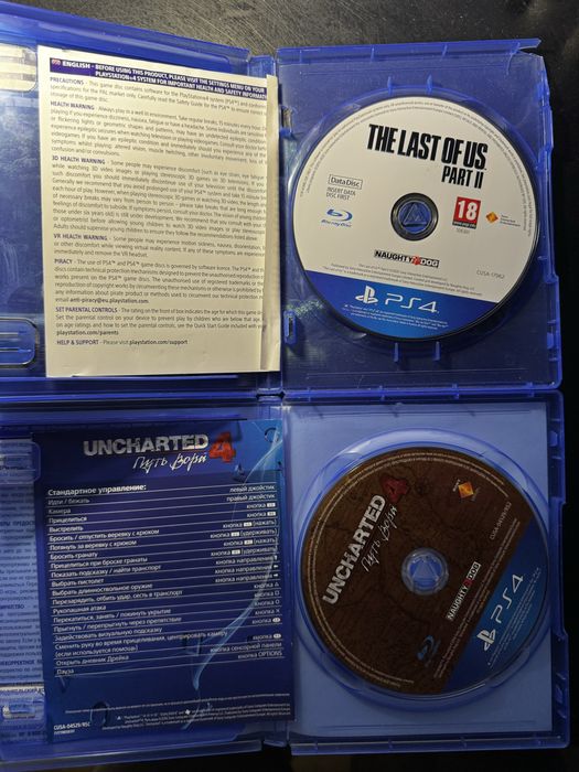 Продам две игры на PS4