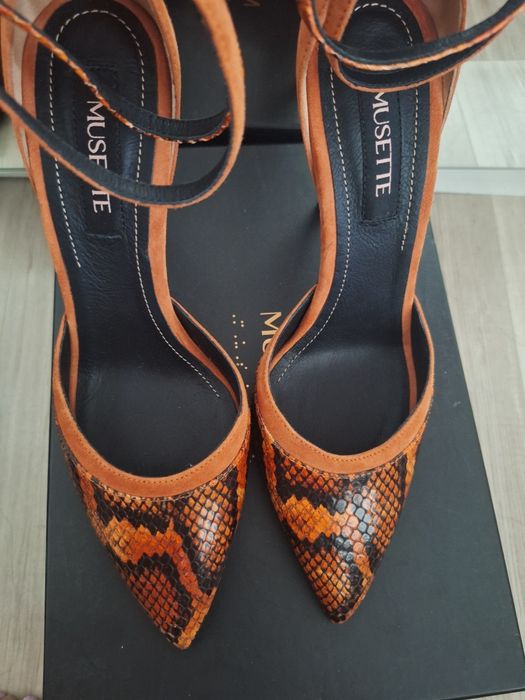 Pantofi Musette piele naturala