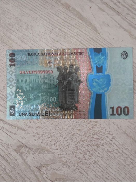 Bancnota 100 lei editie aniversara