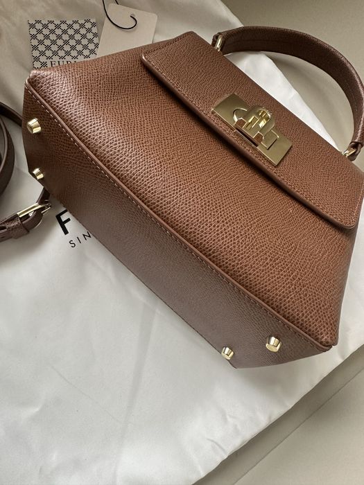 Дамска чанта Furla 1927 в кафяв цвят