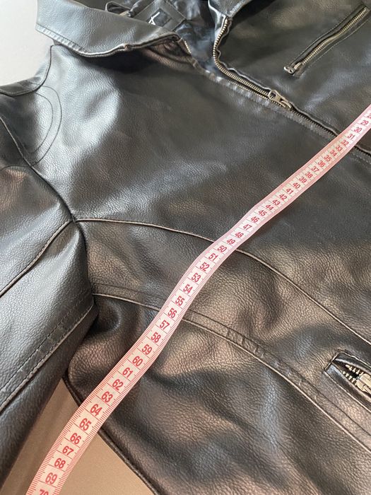 Geaca piele naturala Black Rivet XL