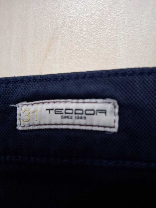 Тъмно-син мъжки официален панталон Teodor размер - 31