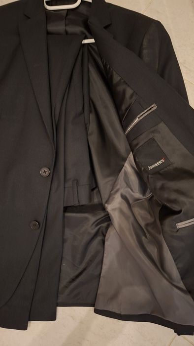 Andrew's,  нов костюм, slim fit, р-р 50/52