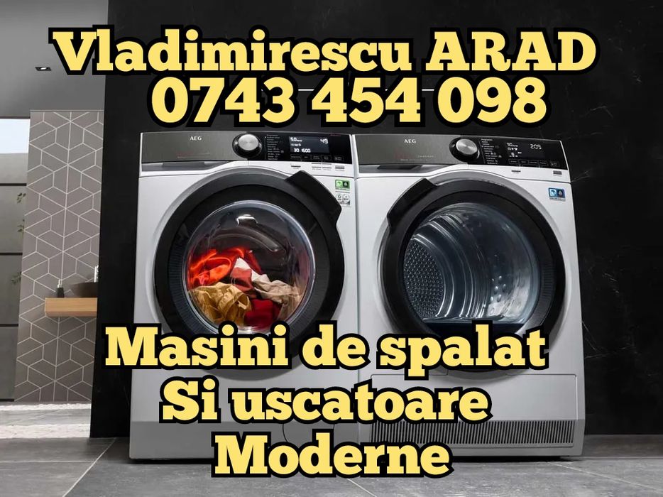 Masini de spalat si uscatoare moderne A+++
