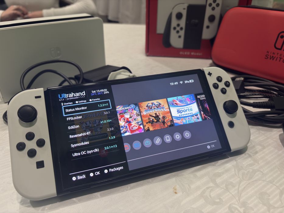 Nintendo Switch OLED прошитый