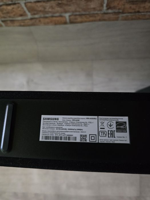 Саундбар samsung HW430