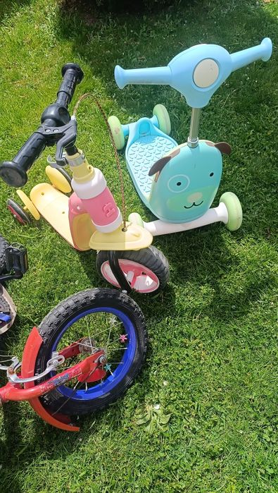 Vând bicicleta trotineta elefant căluț cu 4 roti