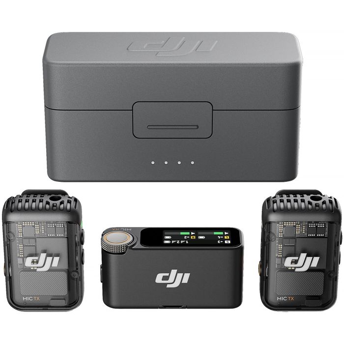 Микрофон DJI Mic 2 (2 TX + 1 RX + Charging Case)
Все-в-одном, готово к