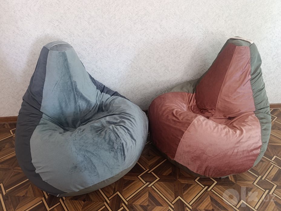 Бин бег, пуфик, кресло мешок,  подушки