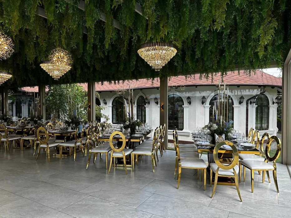 Mese aurii de lux pentru prezidiu / candybar / masa mirilor BALLROOM