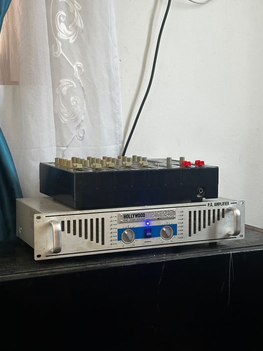 Boxă,stație si mixer ..