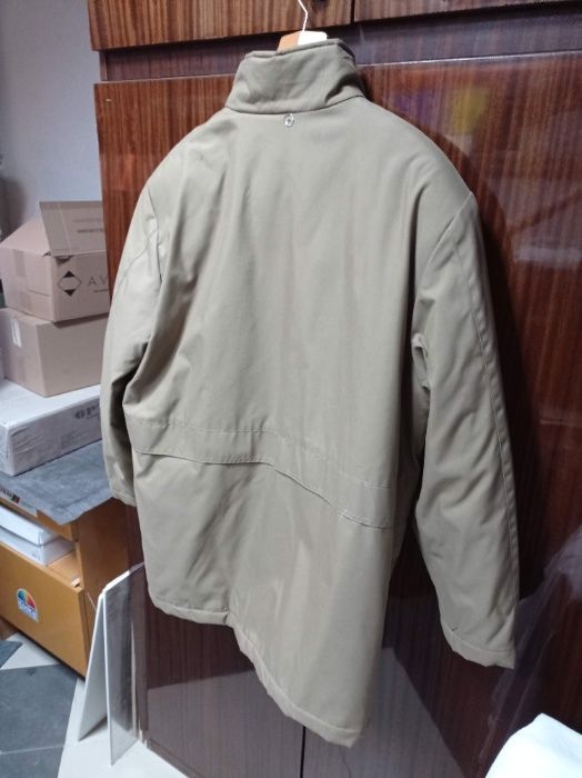 Зимно яке шуба маслено зелена XL