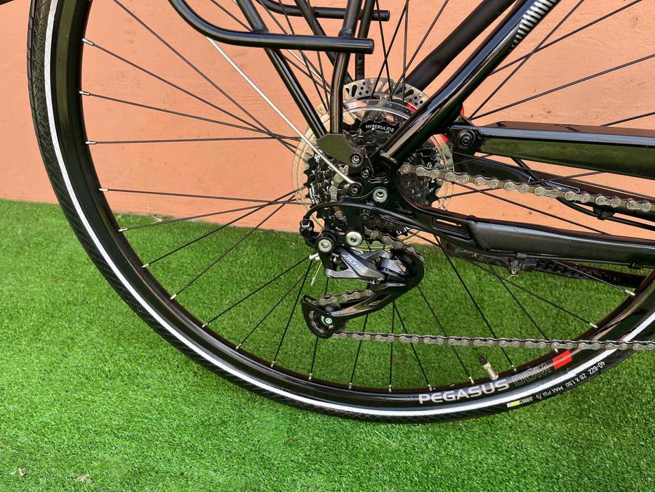 Като Нов Алуминиев Хидравличен Велосипед PEGASUS 28цола 9х3