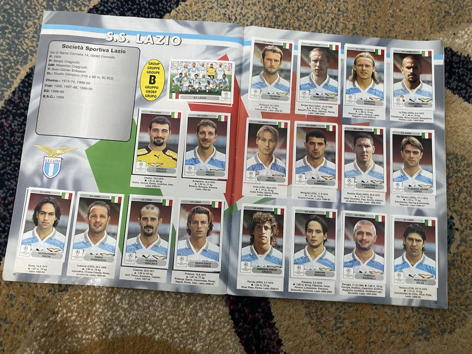 Panini Champions League 2000/2001. Album 98% complete.