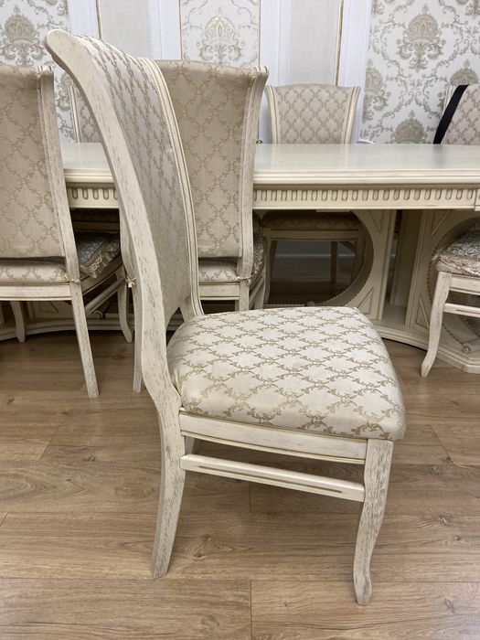 Стол со стульями 10 штук &