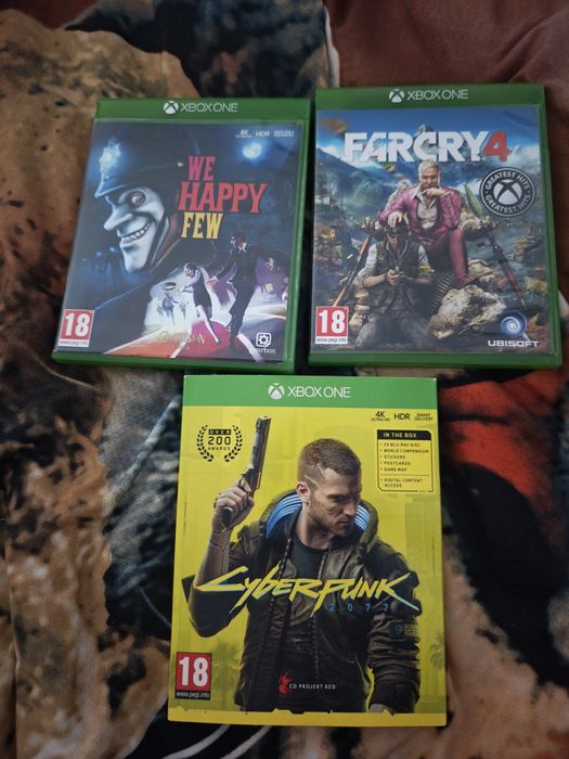 Pachet 3 jocuri Xbox One (cyberpunk,farcry4,wehappyfew)