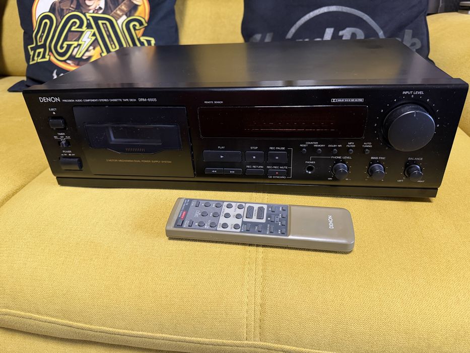 Deck Denon DRM 650 S cu telecomanda Denon