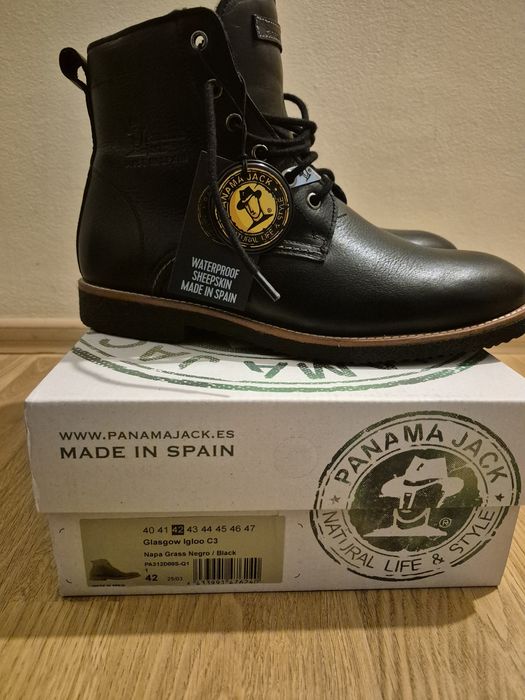 Ghete piele Panama Jack - Glasgow  Igloo