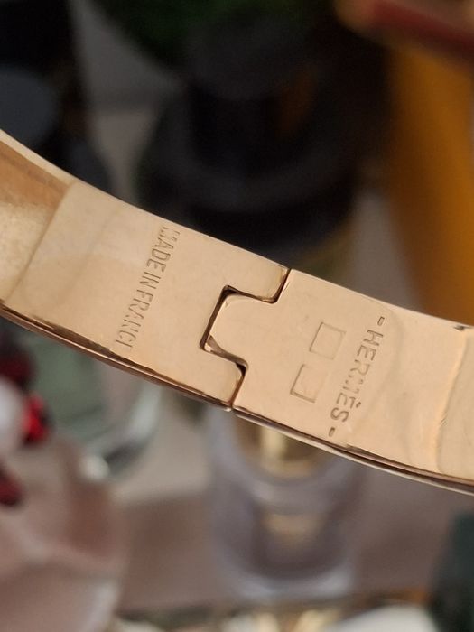 Гривна Hermes  .златист нюанс