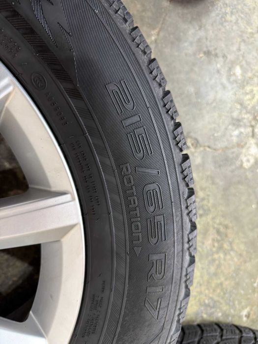 Jante Passat 17 5x112 ET38 + 215/65 R17 iarna Passat Tiguan