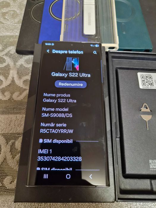 Vand Samsung S 22 Ultra 5G