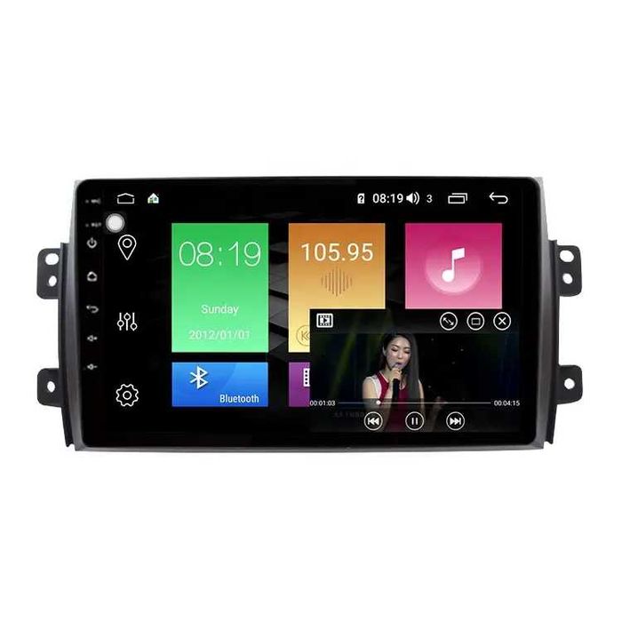Fiat Sedici 2005- 2014г Android Mултимедия/Навигация