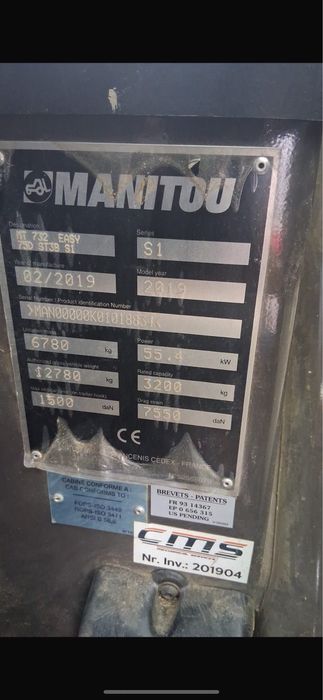 Incarcator telescopic Manitou MT 732