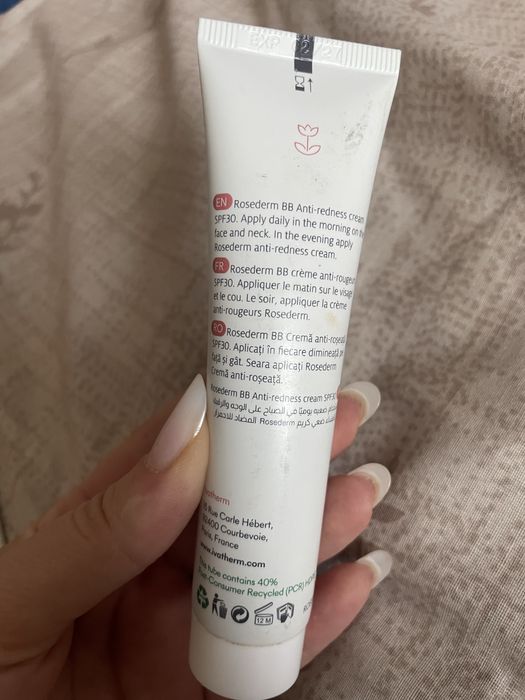 Rosederm BB Crema anti-roseata SPF 30