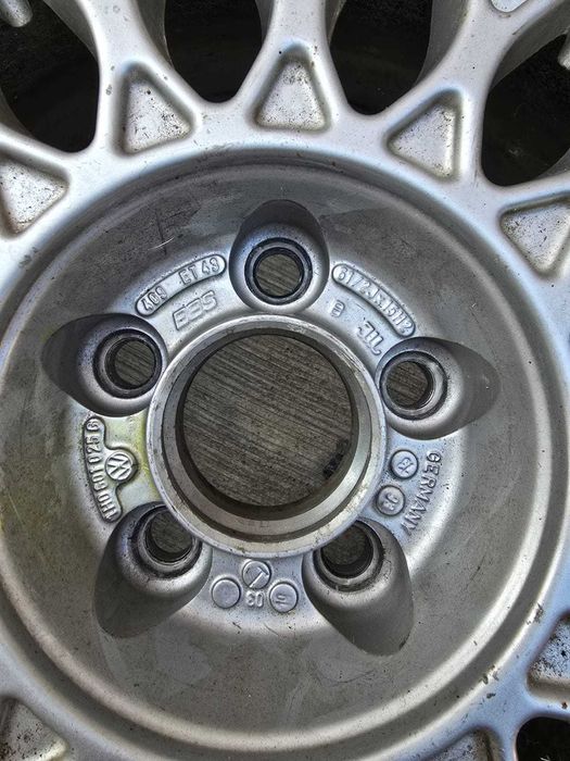 jante  BBS  5 X 100  vw corrado , Audi A3 ... 195/55 R15 anvelop-iarna